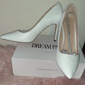 Dream Pairs White Heels